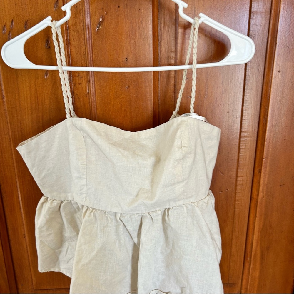 Cream babydoll cami